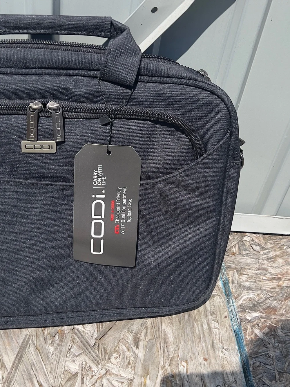 Black Men's Laptop Briefcase